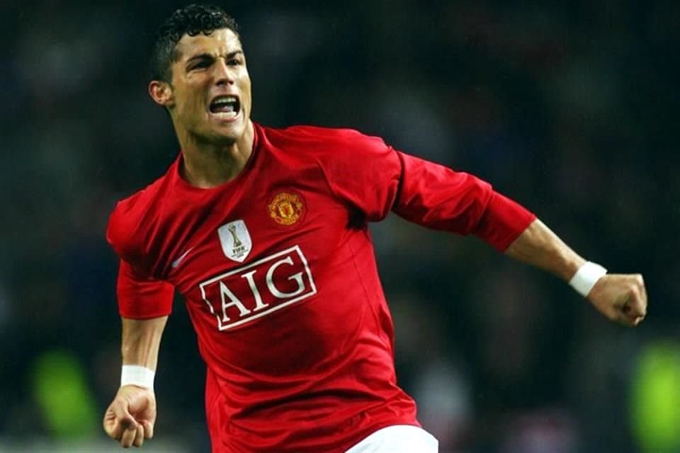 El astro portugués jugó en el Manchester United del 2003 al 2009 antes de fichar con el Real Madrid.