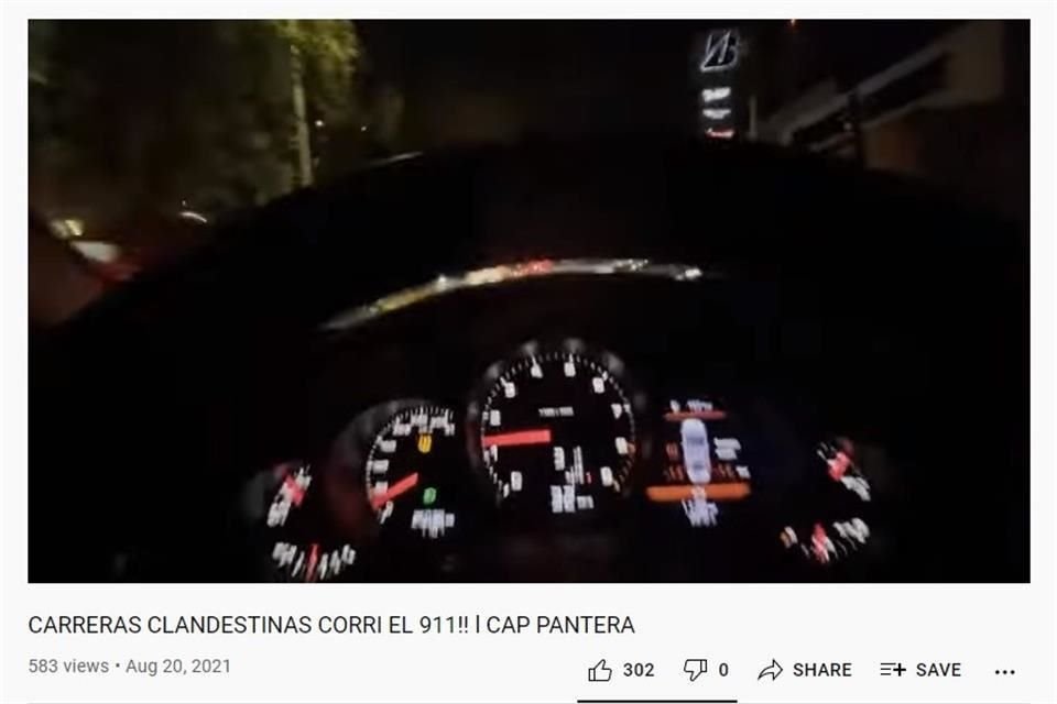 Automóvilistasorganizaron arrancones clandestinos el pasado fin de semana, para documentarlos a través de YouTube.