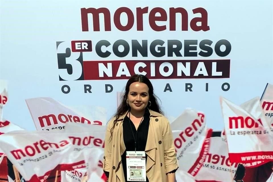 Melissa Cornejo, la morenista que fue confrontada por Landau