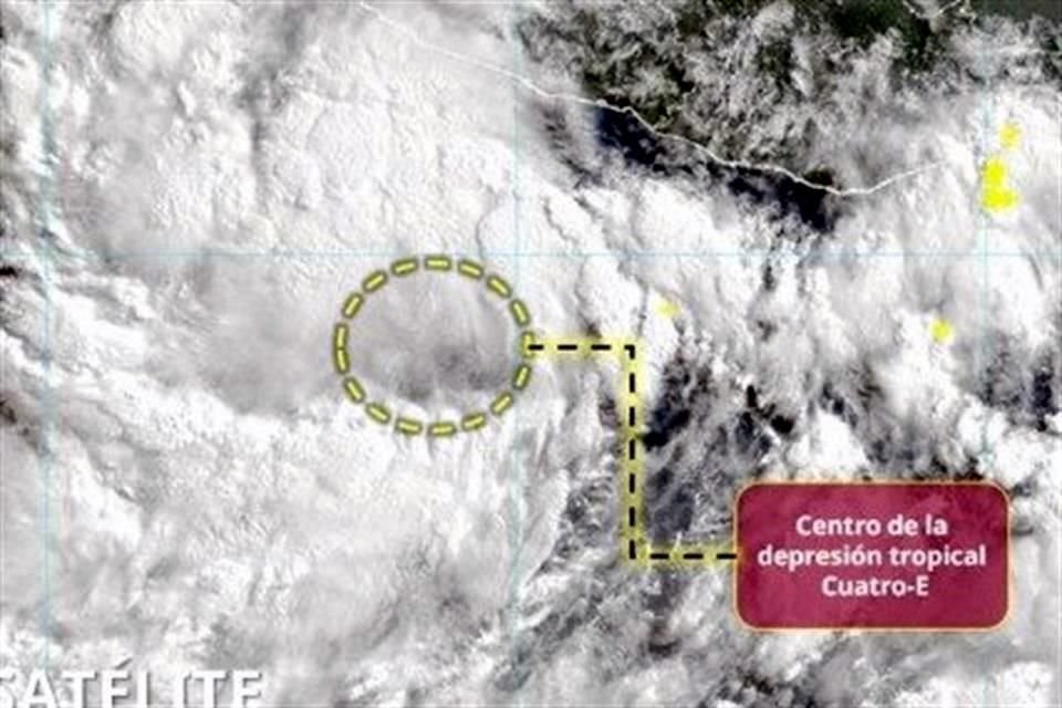 La depresión tropical podría evolucionar hoy mismo a tormenta tropical 'Dalila'.