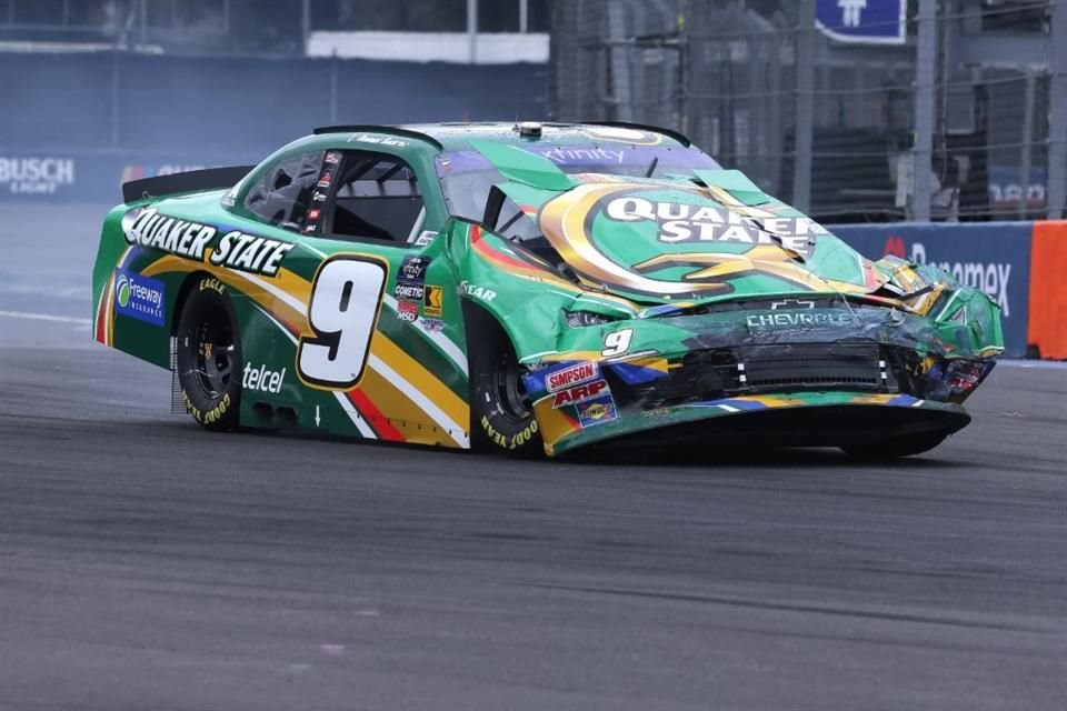 A bordo del auto número 9 de Quaker State, el mexicano Daniel Suárez dijo adiós antes de lo esperado en la calificación de la Xfinity Series