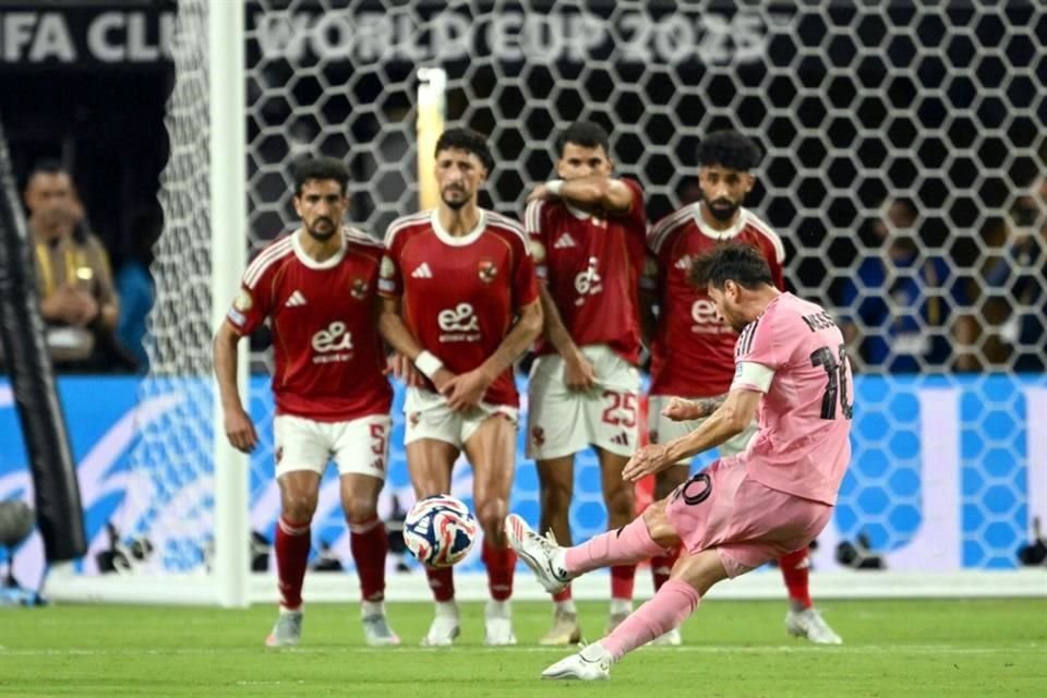 Messi no encontró el gol.