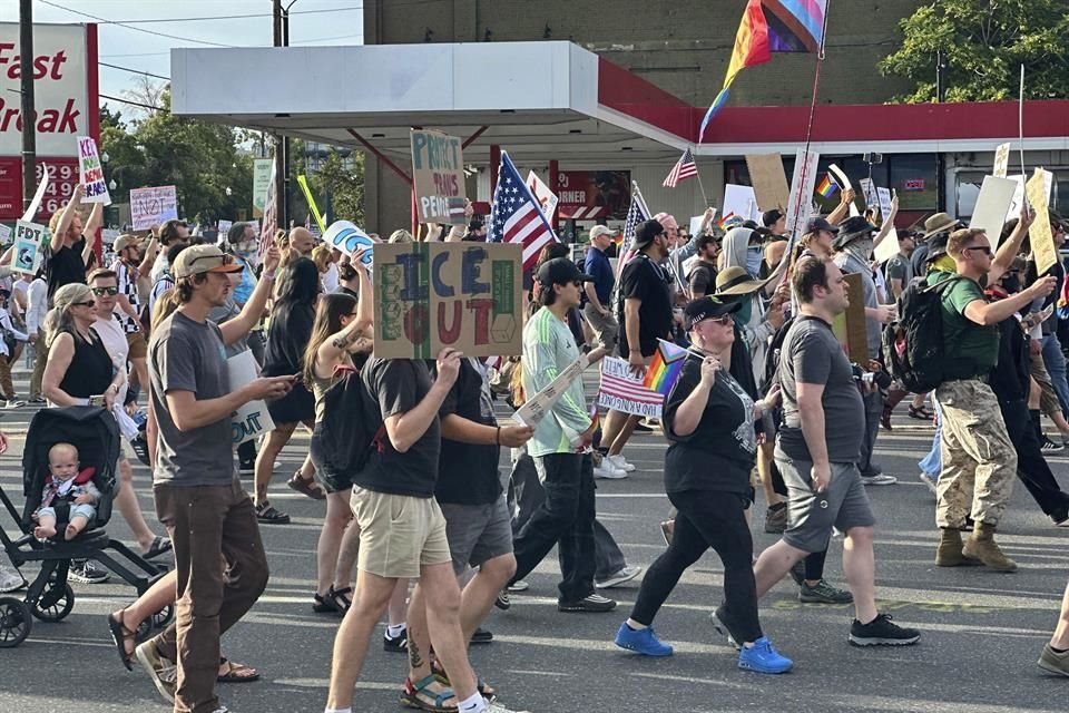 Una persona fue herida en marcha contra Trump en Salt Lake City.
