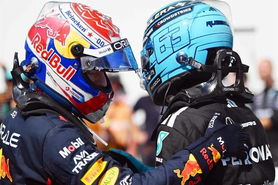 Max Verstappen fue políticamente correcto al ser el primero en felicitar al británico.