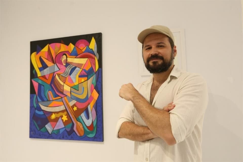 El artista Carlos Quintero participa en la exposición colectiva Caleidoscopia, en la Galería Mutante.