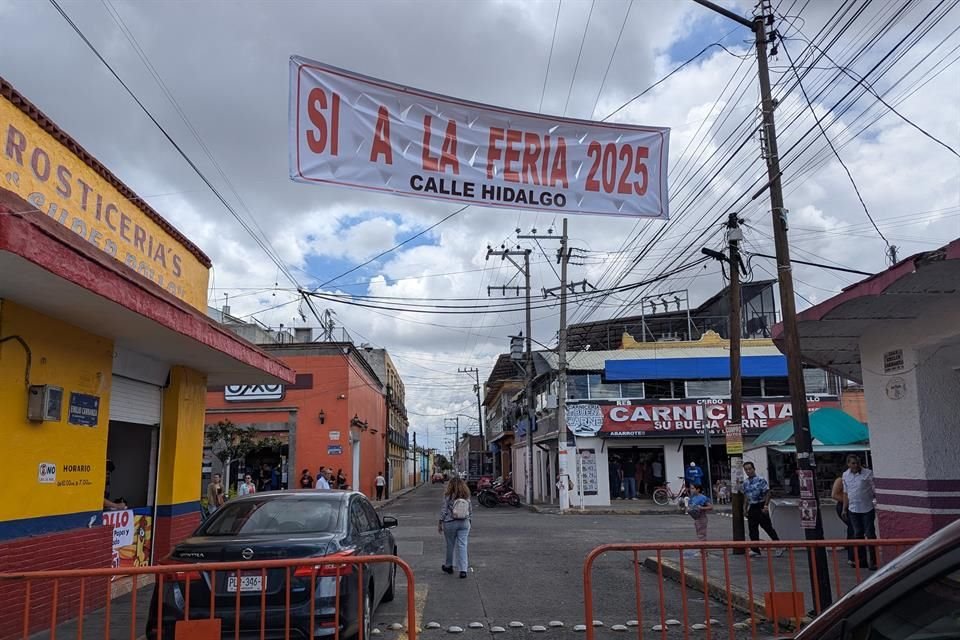 Se presenta una controversia entre vecinos, por la instalación de la Feria de San Pedro Tlaquepaque en la calle Hidalgo.