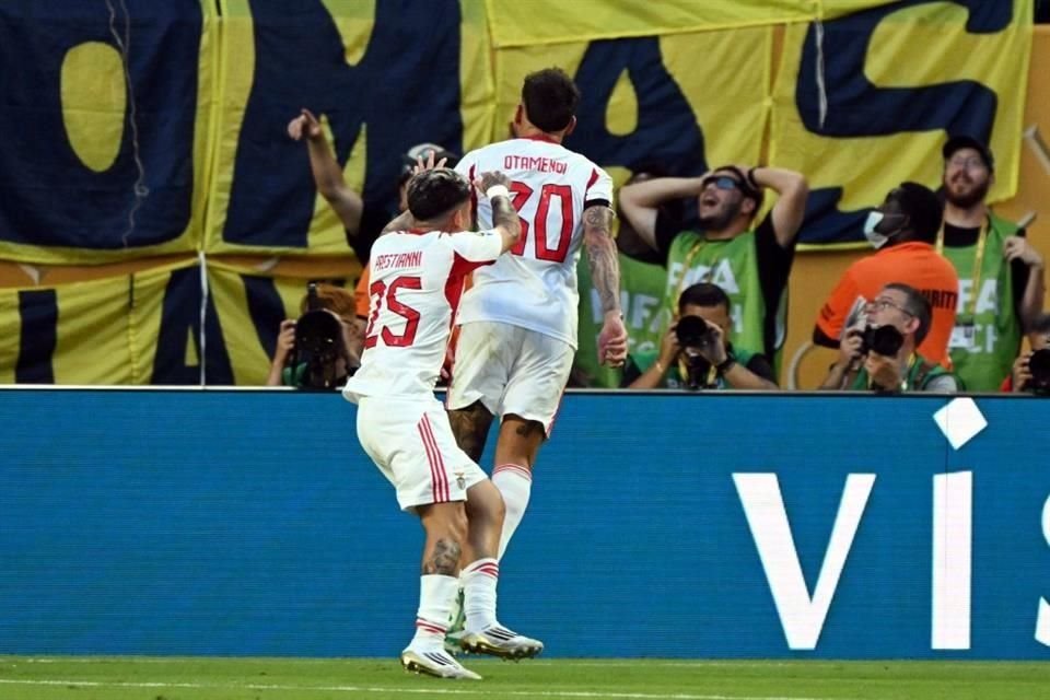 Benfica rescató un punto en su debut en el Mundial de Clubes.