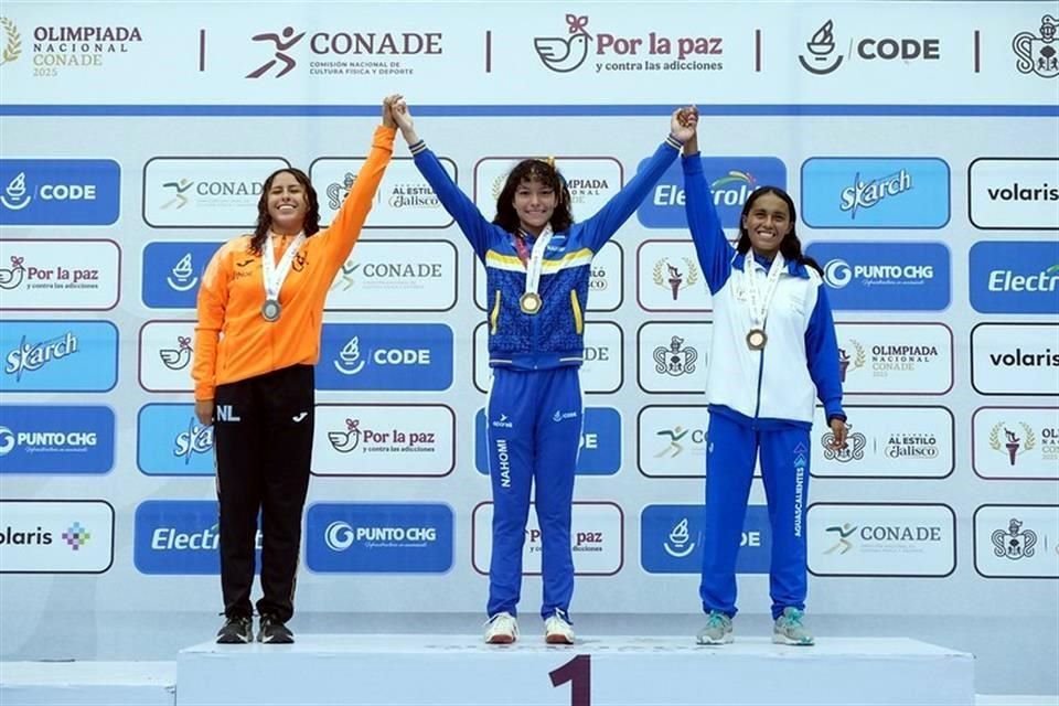 Jennifer Guerrero, ganadora en Judo en la categoría Sub 15.