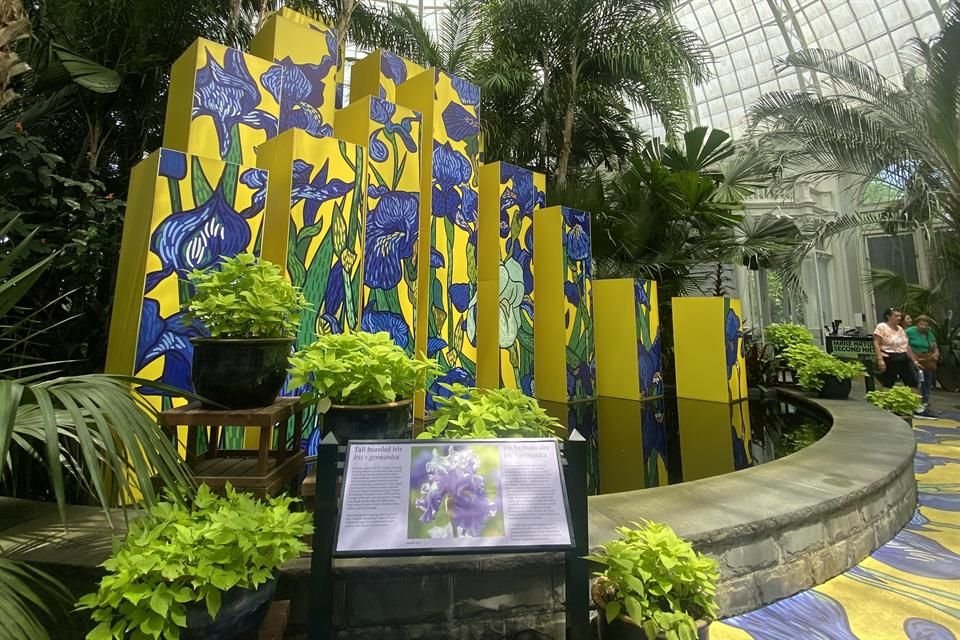 sta experiencia inmersiva permite a los visitantes tanto explorar un exuberante catálogo botánico como admirar conmovedores paisajes de flores inspirados en la obra del icónico artista.