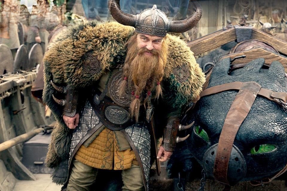 En 'Cómo Entrenar a tu Dragón' el actor interpreta a Estoico el Vasto.