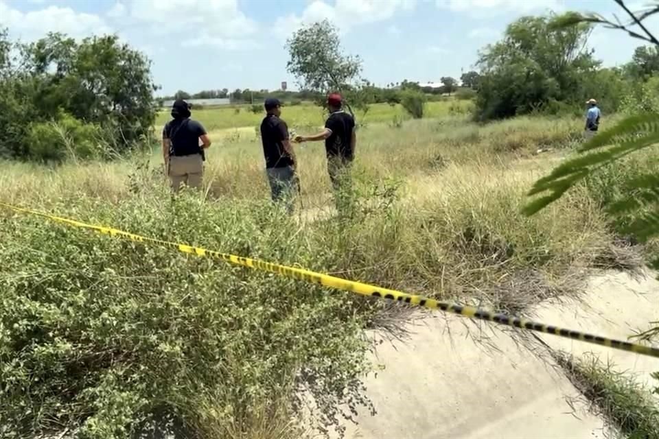 El cuerpo fue hallado en un terreno baldío de la Colonia Villarreal.
