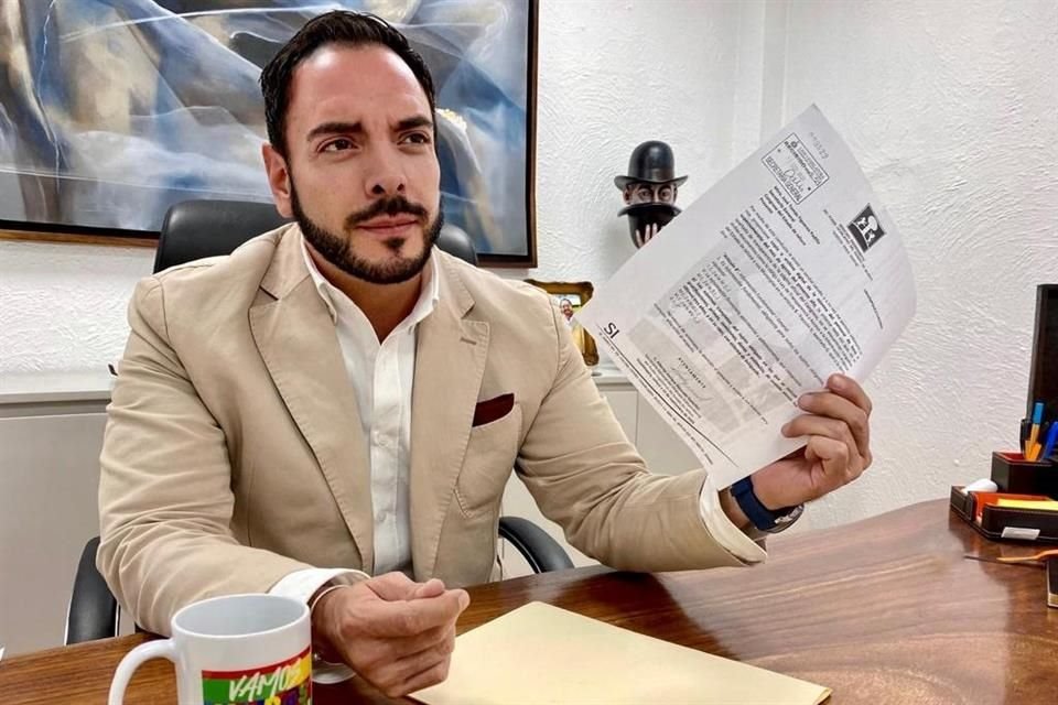 Alberto Mercado, líder del Sindicato Independiente del Congreso de Jalisco, presumió que se agrupación ahora tiene mayoría de agremiados.