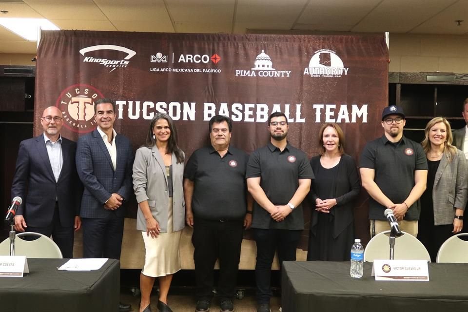 De manera oficial, la Liga Mexicana del Pacífico presentó la identidad del Tucson Baseball Team, plaza que toma el lugar de Navojoa.