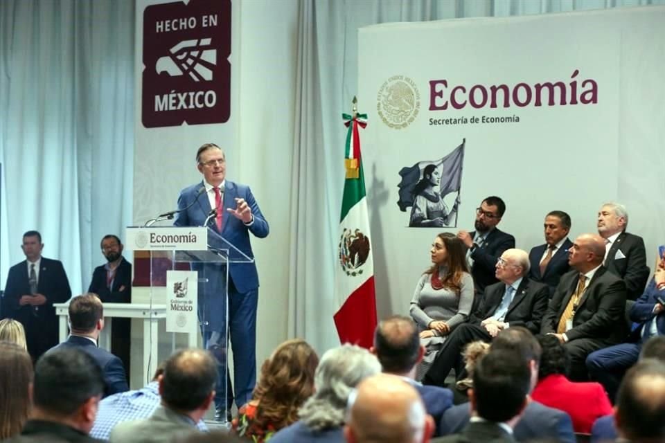 Marcelo Ebrard, Secretario de Economía.
