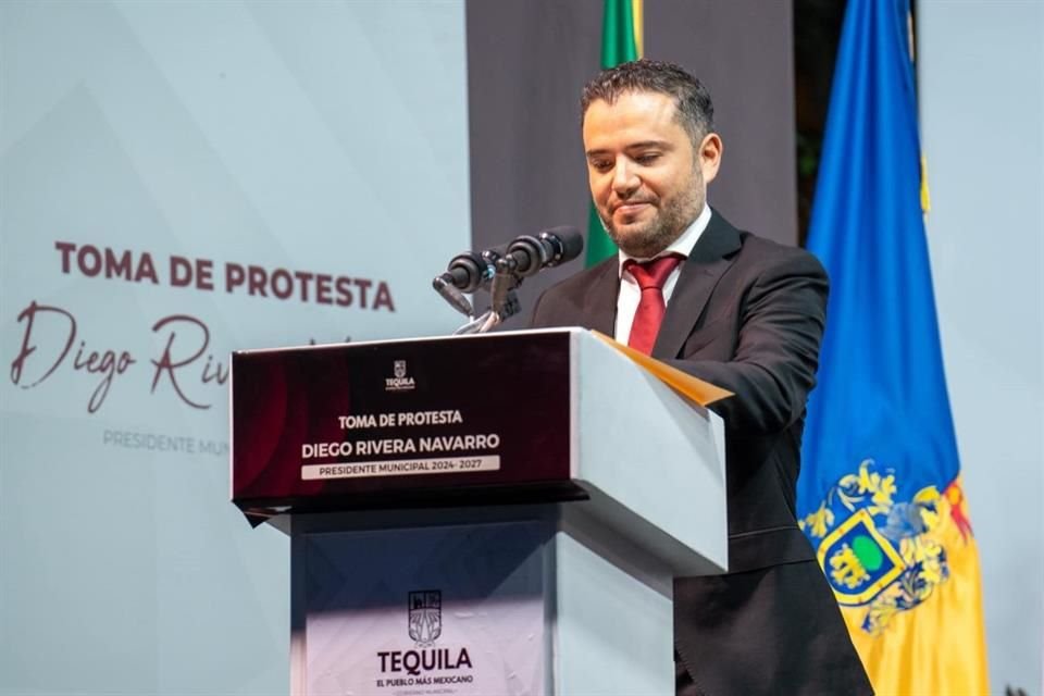 The Morena mayor of Tequila, Diego Rivera Navarro.