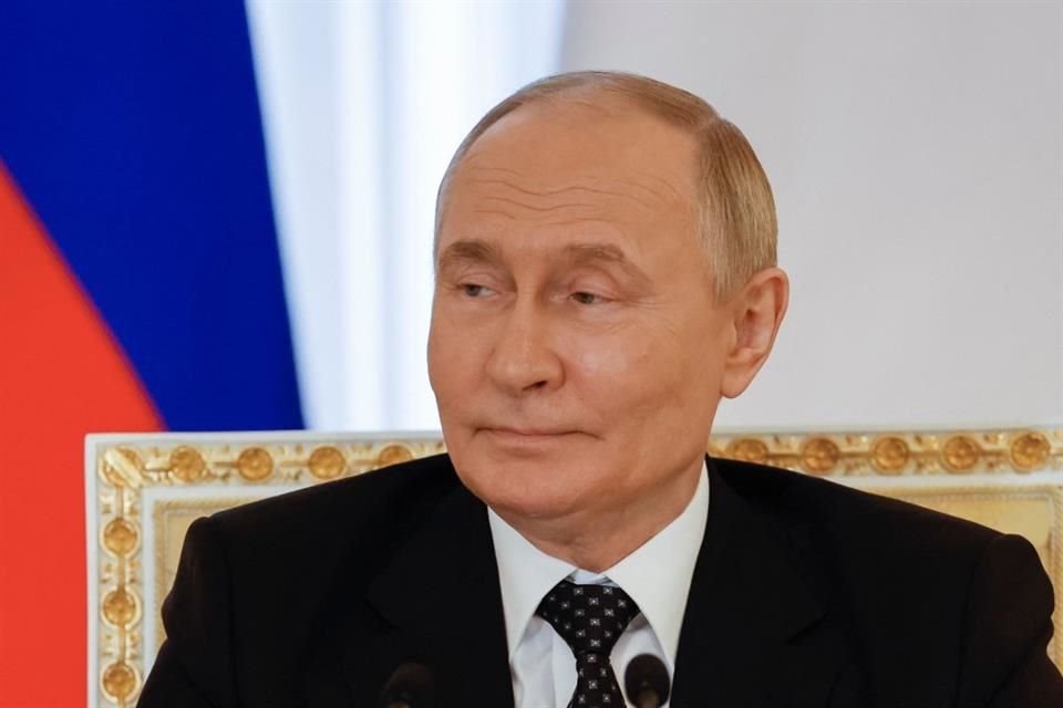 El Presidente ruso, Vladimir Putin, durante una ceremonia en San Petersburgo el 19 de junio.