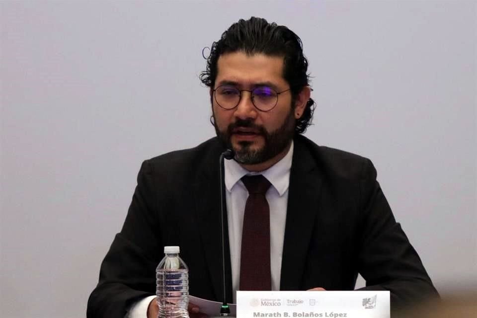 Marath Bolaños, Secretario del Trabajo.