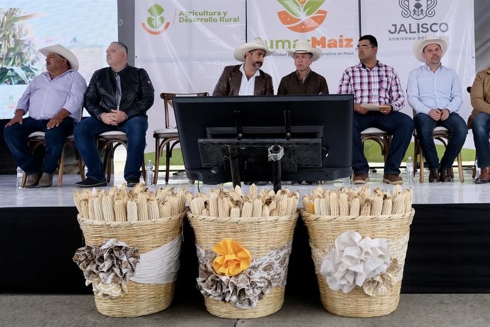 Inicio del programa 'Sumar Maíz' en el municipio de Ocotlán.