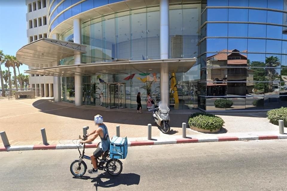 Fachada de la Embajada de México en Israel.
