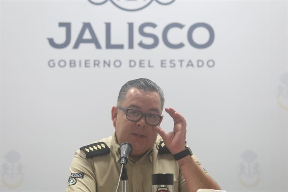 Sergio Ramírez López, director general de la Unidad Estatal de Protección Civil y Bomberos de Jalisco.