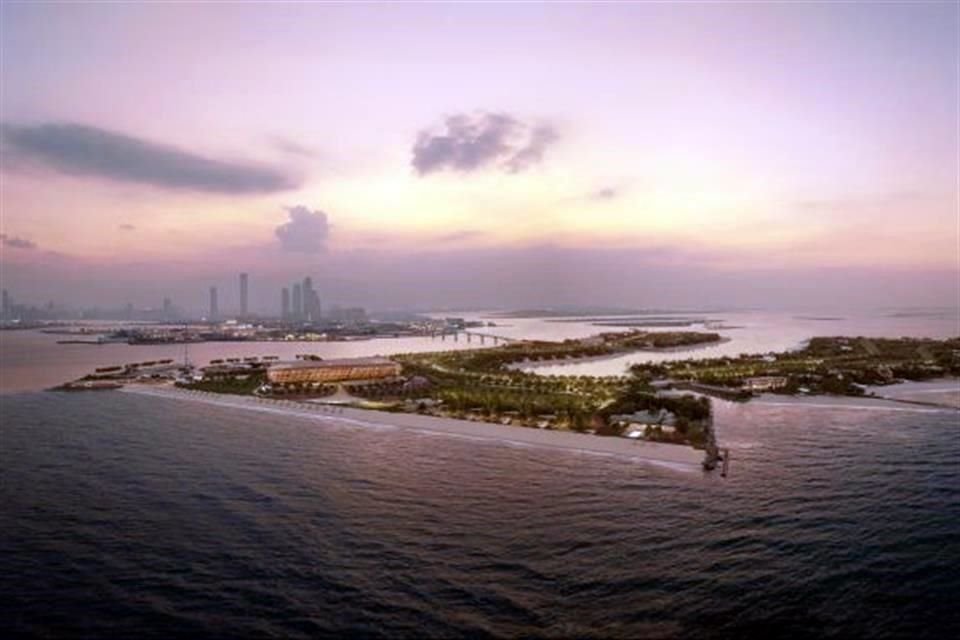 Abarcando toda la isla privada, el diseño será un lienzo vivo, donde dunas, jardines y formas elaboradas convergerán en armonía.