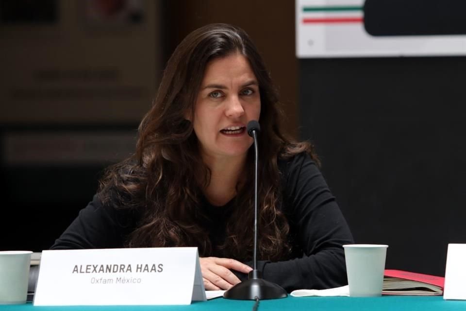Alexandra Haas, directora ejecutiva de Oxfam México.