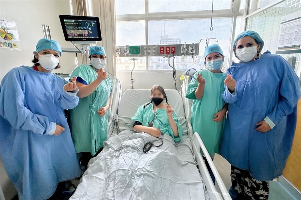 IMSS Jalisco informó que fue dada de alta Ariadna, la primer adolescente en recibir un trasplante pediátrico de corazón en Jalisco.