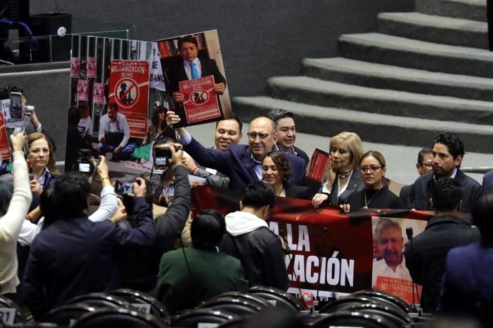 En la Cámara de Diputados se aprobaron las leyes secundarias de la Reforma que transfiere la Guardia Nacional a la Sedena.