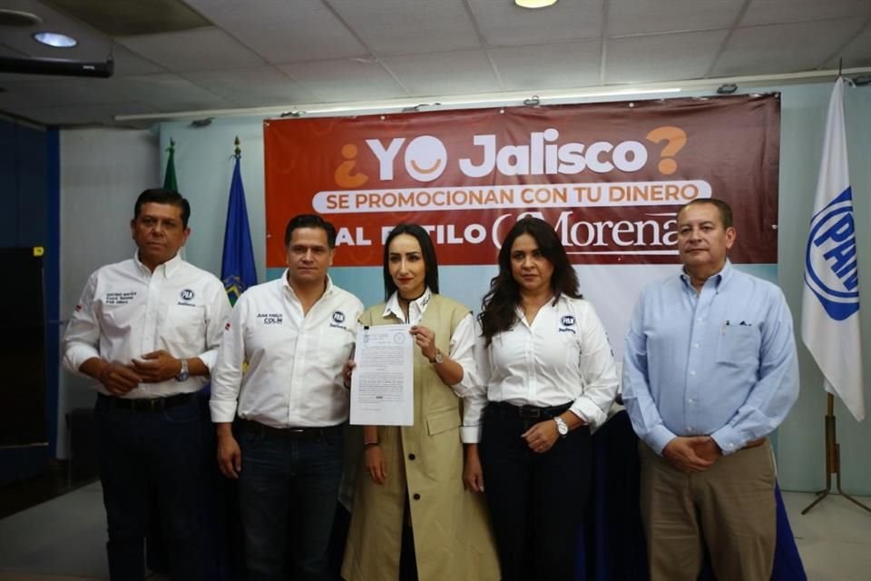 El PAN Jalisco interpuso una denuncia en contra de MC y de Jalisco por la similitud de la propaganda que el partido utilizó en campaña y la que usa el Gobierno actual.