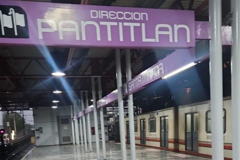 Quedó cerrado al público  el tramo entre las estaciones Peñón Viejo a La Paz.