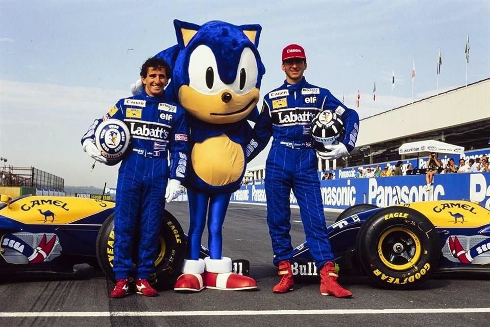 Sonic fue uno de los protagonistas del GP de Europa de 1993.
