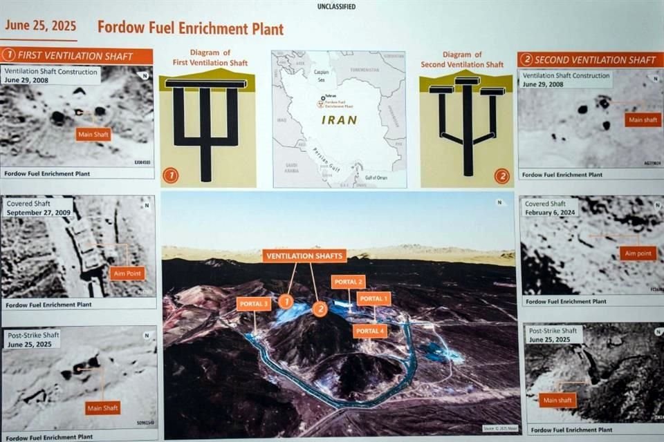 Altos funcionarios del Departamento de Defensa ofrecieron una actualización después de que tres instalaciones nucleares iraníes fueran atacadas por el ejército estadounidense el fin de semana pasado.
