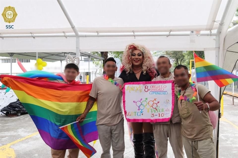 Fueron 60 internos, quienes pertenecen a comunidad LGBT+, quienes realizaron actividades en el marco del fin de semana del Orgullo.