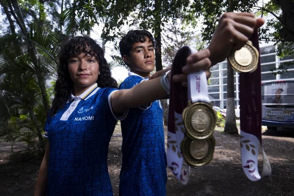 Nahomi Flores y David García se alzaron como los máximos ganadores del pentatlón moderno de las Olimpiadas Nacionales 2025.