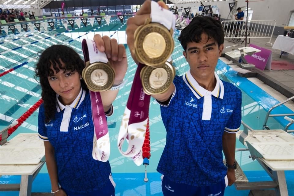 Nahomi Flores y David García se alzaron como los máximos ganadores del pentatlón moderno de las Olimpiadas Nacionales 2025.