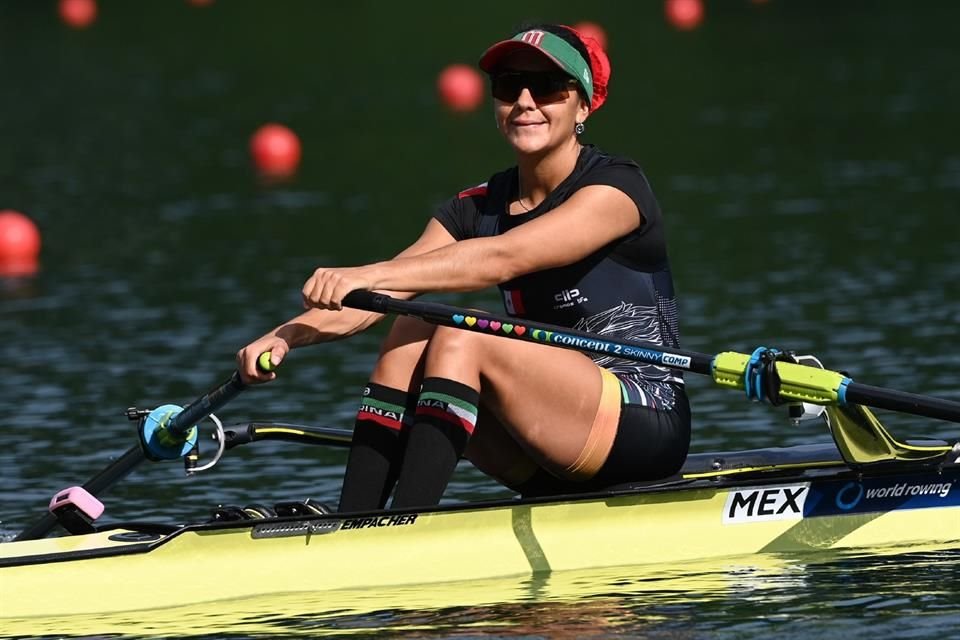La mexicana Kenia Lechuga consiguió la medalla de oro en la Final de single scull peso ligero de la Copa del Mundo de Lucerna.