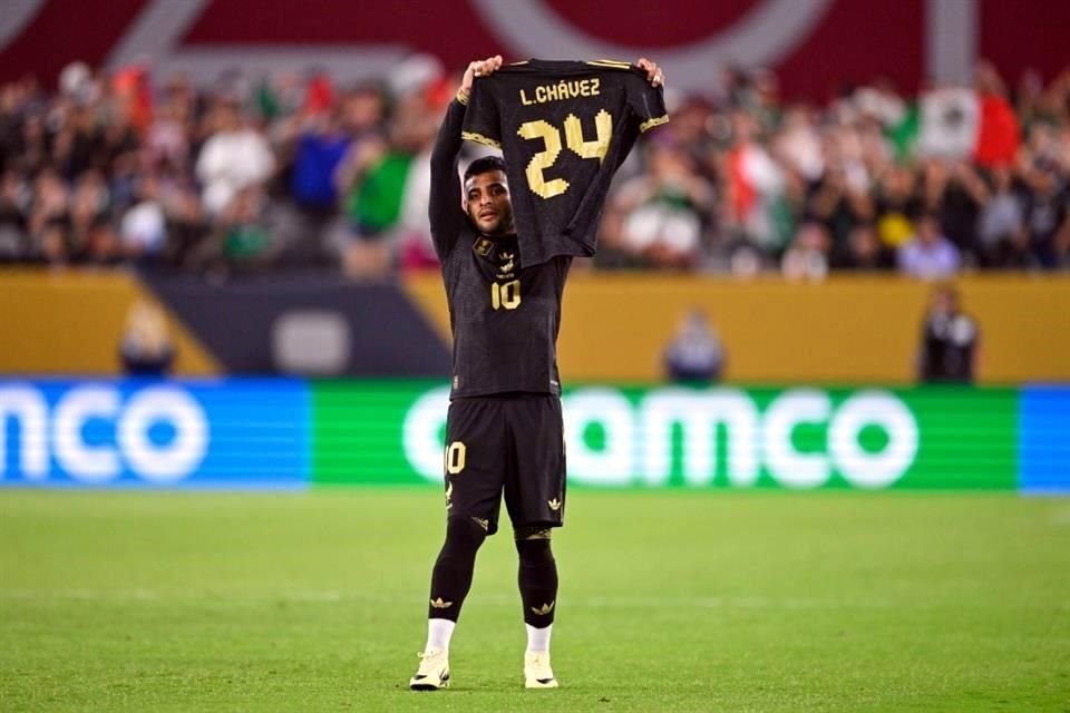 Vega le dedicó el gol a Luis Chávez, quien en la semana se lastimó la rodilla derecha.