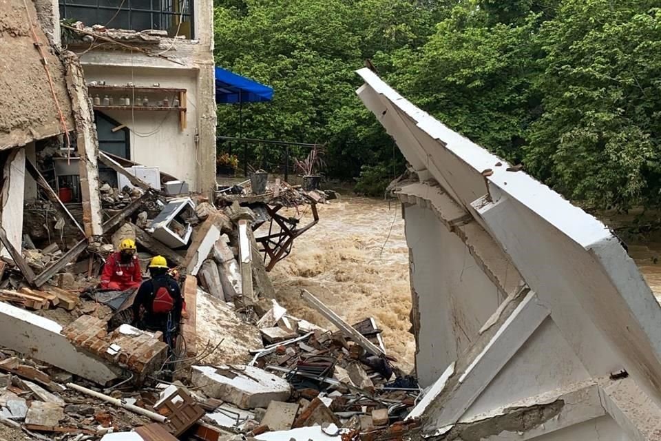 El Alcalde interino de Vallarta aseguró que en 50 años no se había registrado una crecida tan grande del Río Cuale.