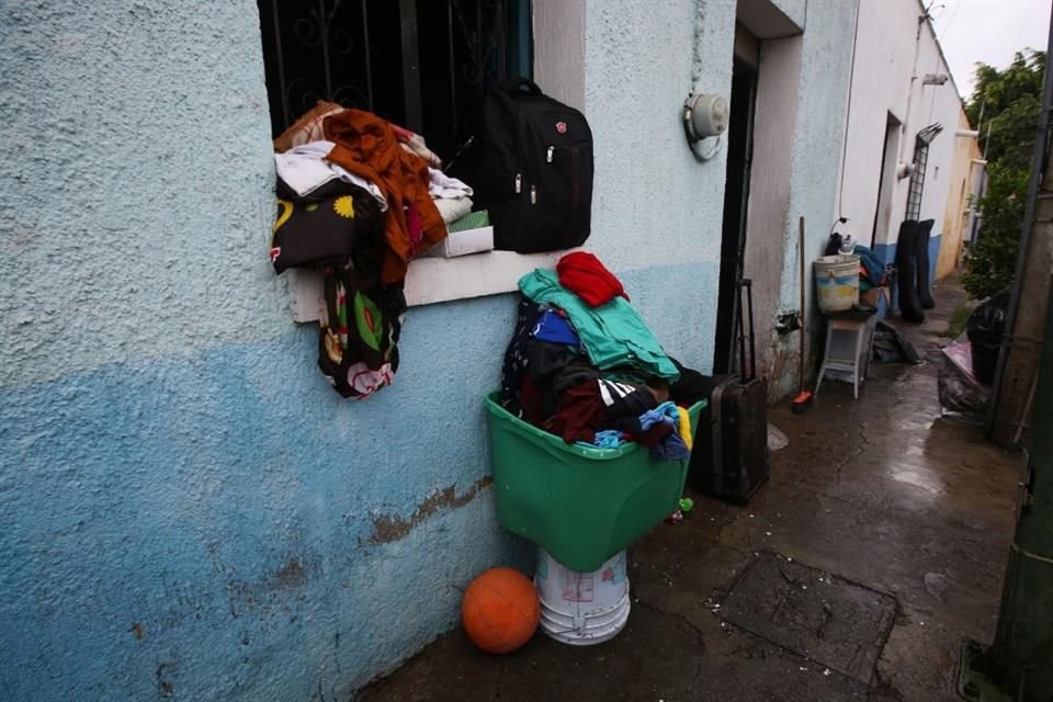 Several houses suffered damage to their furniture as water entered them.