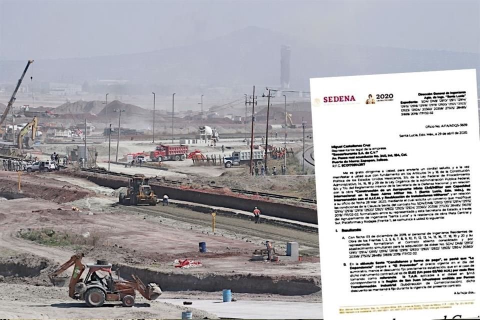 Durante la construcción del AIFA, la Sedena compró más de 500 millones de pesos en diésel a empresa vinculada con una red de 'huachicol'.