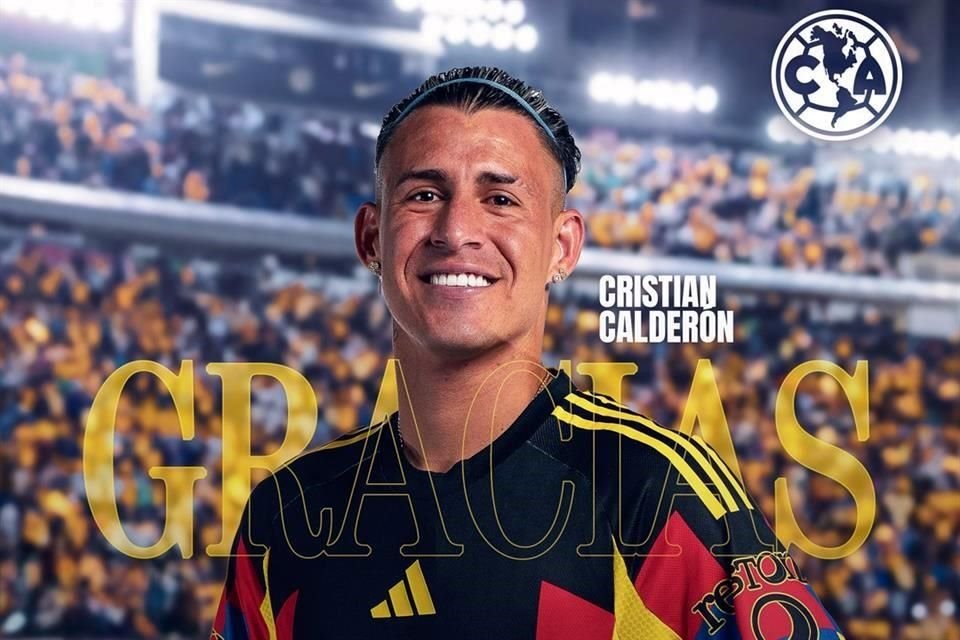 Cristian Calderón no será más jugador del América