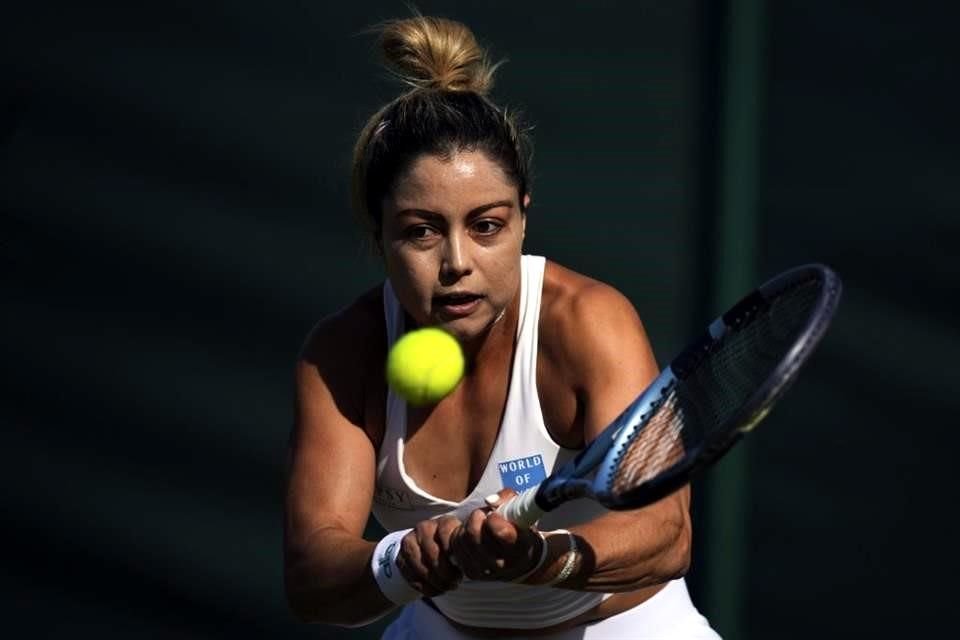 La mexicana se despide del Grand Slam.