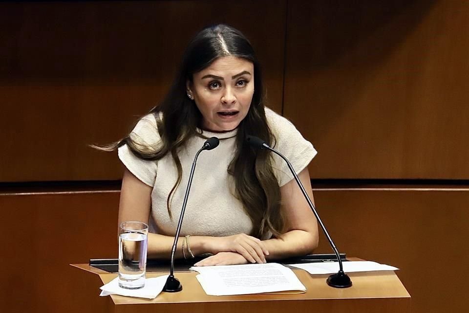 La senadora dijo que su aspiración tiene como sustente sus años de experiencia legislativa.
