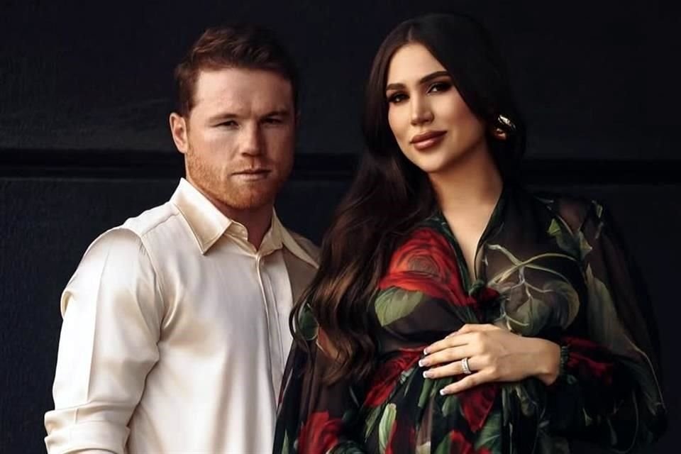 'Canelo' Álvarez y su esposa Fernanda Gómez.