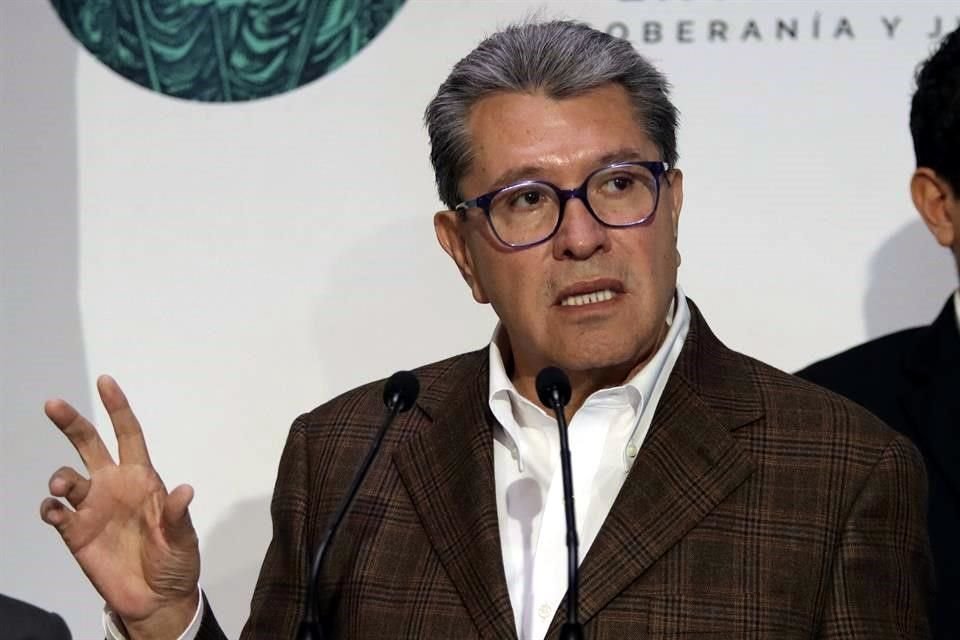 Sobre reforma electoral, Monreal dijo que aún no hay un borrador, peros considerarán propuestas que la Presidencia ha hecho públicas.