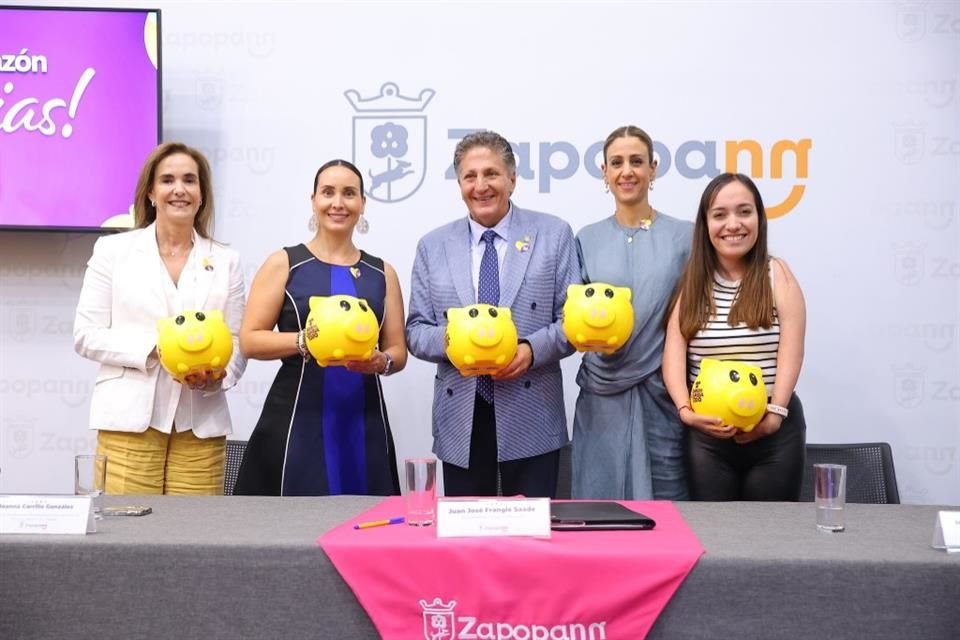 La campaña anual del Teletón para recaudar fondos arrancó en el Ayuntamiento de Zapopan. La meta de 2025: 420 millones de pesos.