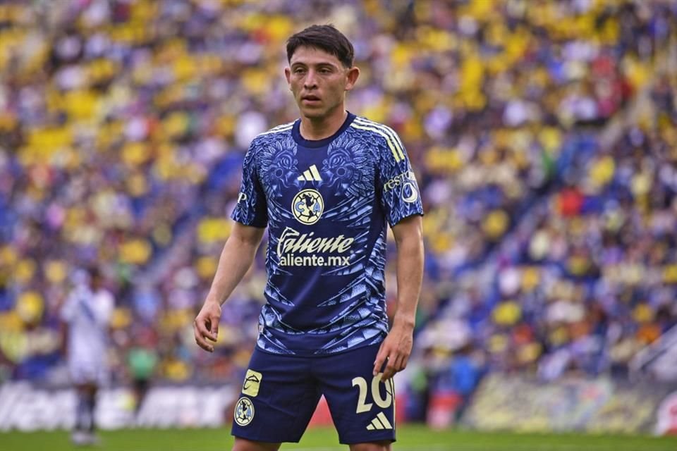 Alexis Gutiérrez, refuerzo azulcrema, tuvo minutos frente al Puebla.