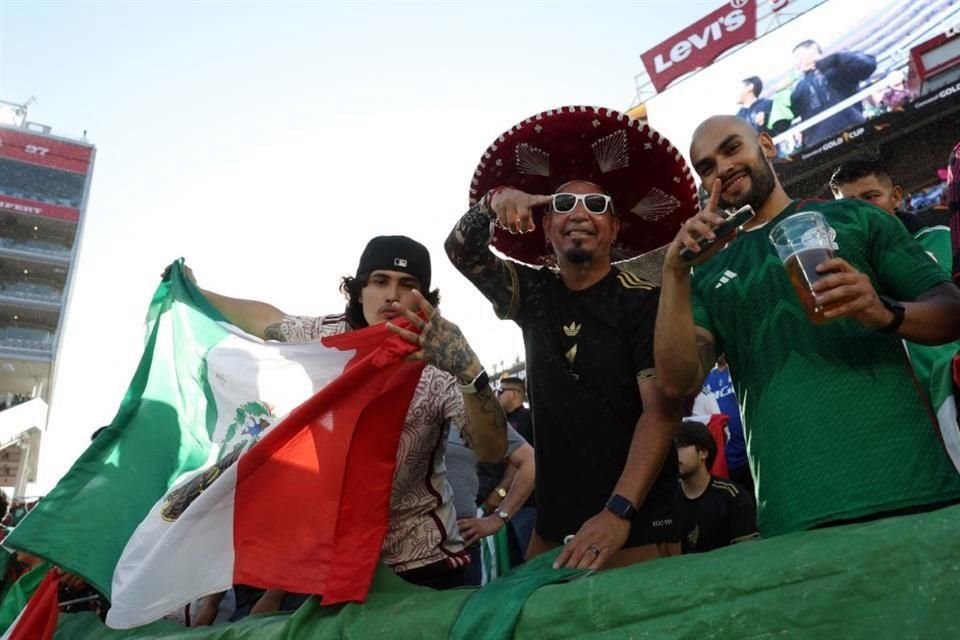El apoyo mexicano en Santa Clara, California.