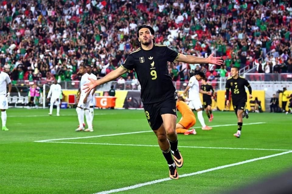 Raul Jimenez marcó el gol para México.