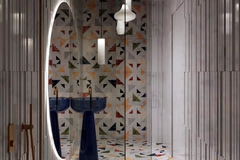 Isabel Gómez Studio desarrolló esta propuesta con color y geometrías.